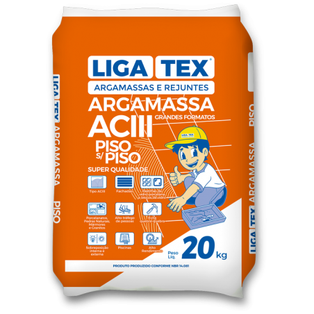 ARGAMASSA LIGATEX SOBRE PISO ACIII 20KG