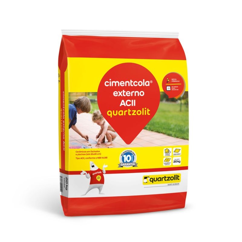 ARGAMASSA QUARTZOLIT 20 ACII EXTERNA