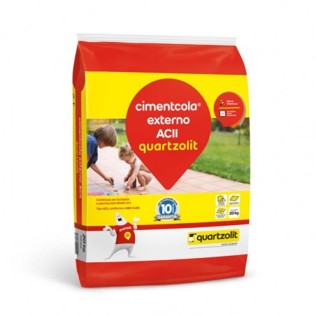 ARGAMASSA QUARTZOLIT 20 ACII EXTERNA
