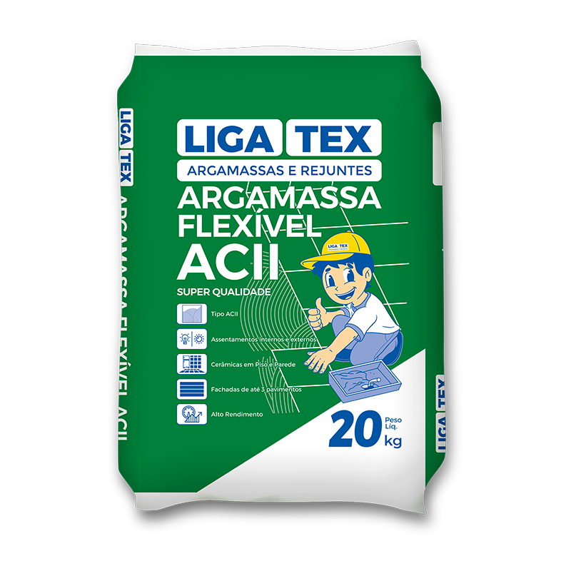ARGAMASSA LIGATEX EXTERNA ACII 20KG