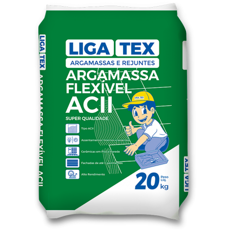 ARGAMASSA LIGATEX EXTERNA ACII 20KG