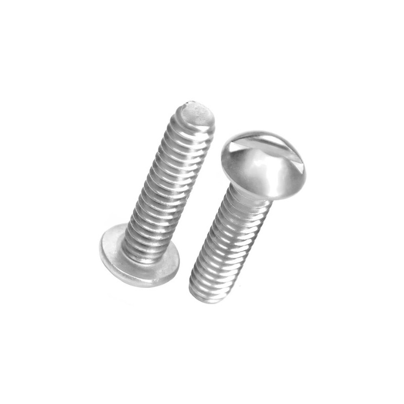 PARAFUSO ROSCA MAQUINA 1/4 X 2 REDONDA