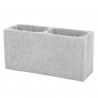 BLOCO DE CIMENTO 10  ( 9 X 17.5 X 35 )